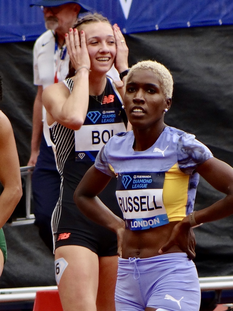 Femke Bol at a Diamond League event in London
