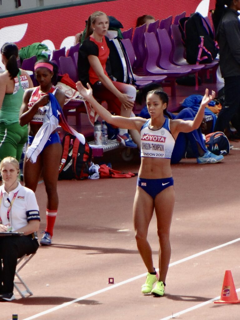 Katarina Johnson-Thompson at an event in London in 2007