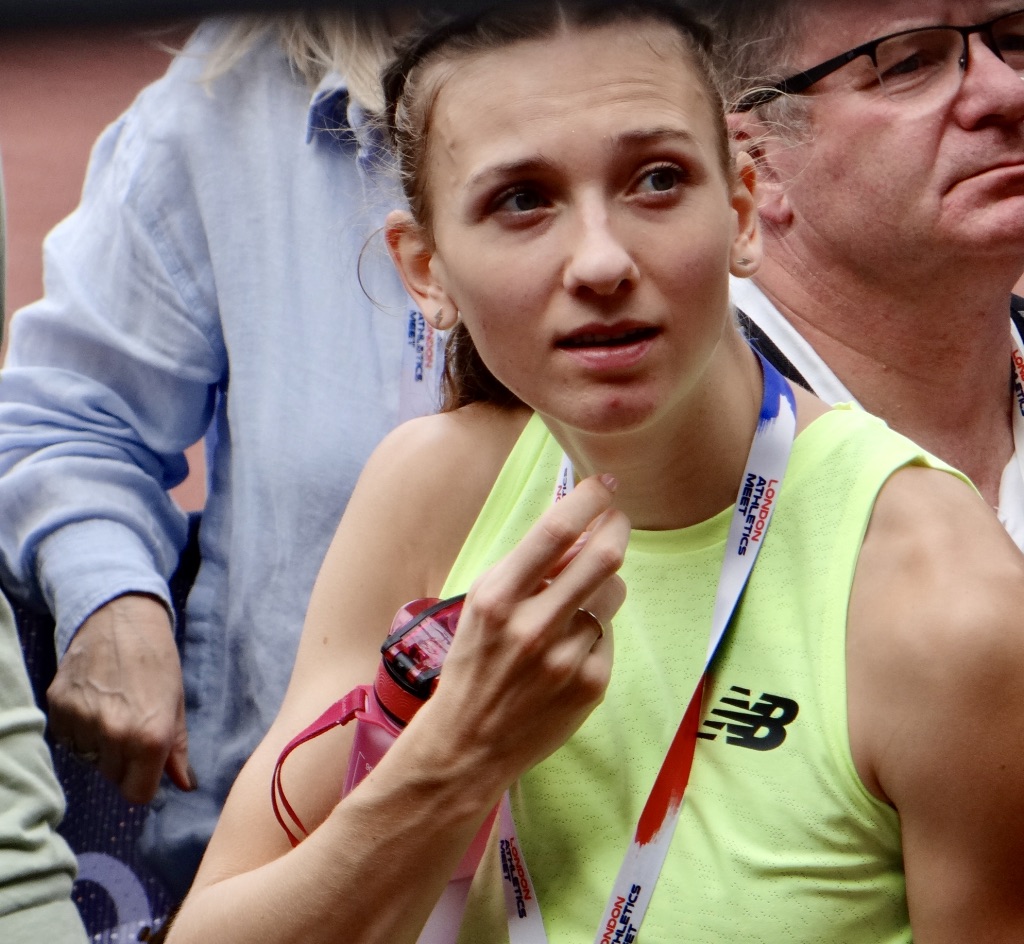 Femke Bol at a Diamond League event in London