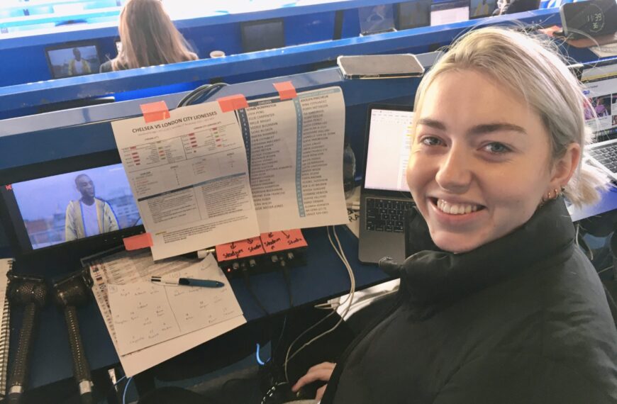 YOU CAN HEAR ME SMILING – Emily Herbert on the Art of Football Commentary