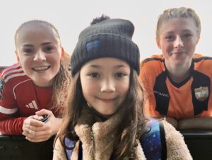 MY FIRST MATCH – Thea-Rose becomes a women’s football fan