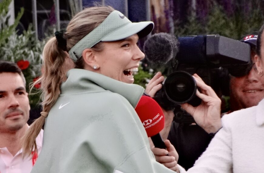 BOULTER FROM THE BLUE: revved up and ready, Katie Boulter cannot wait for Wimbledon