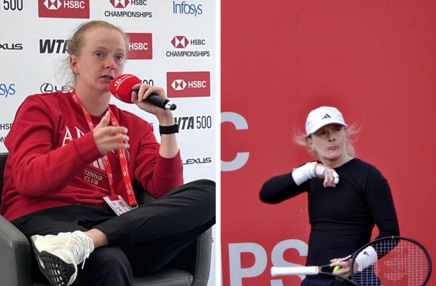 FRAN-TASTIC! British tennis ace Fran Jones speaks