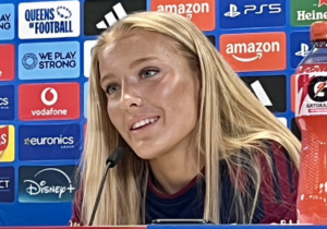 ALL SMILES. Smilla Holmberg is making an impact at Arsenal