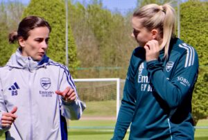 PRESS RESET. Talking to Arsenal’s Renée Slegers and Alessia Russo