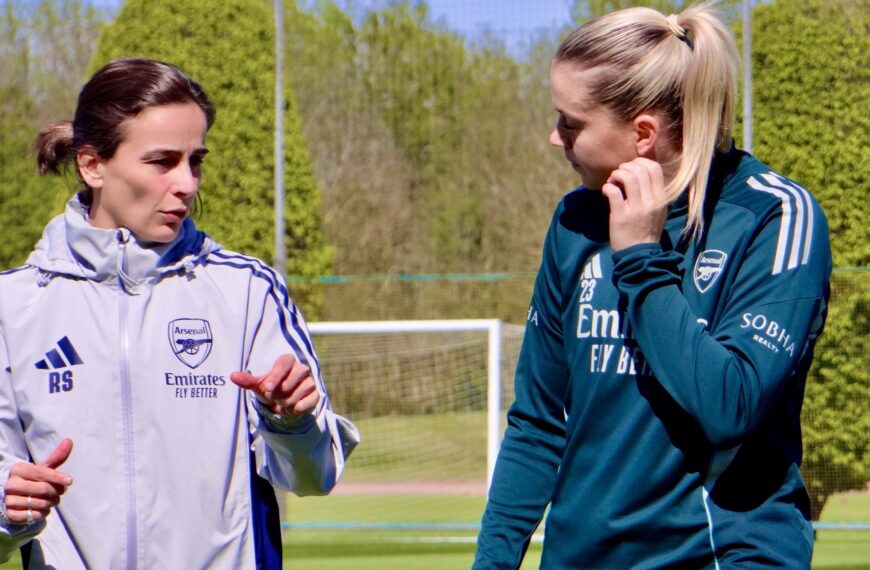 PRESS RESET. Talking to Arsenal’s Renée Slegers and Alessia Russo